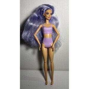 Barbie Cutie Reveal Articulated Purple Hair Doll 2021 READ DESCRIPTION